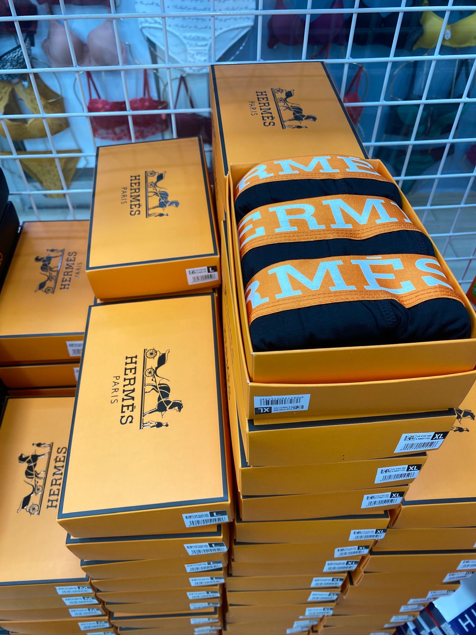 Hermes Paris - Exclusive 3'lü Pamuklu Boxer Set